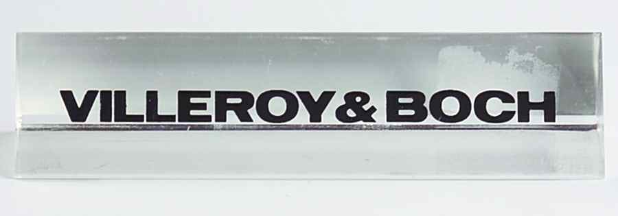 Advertising Signs Lucite Sign 1 by Villeroy & Boch-1