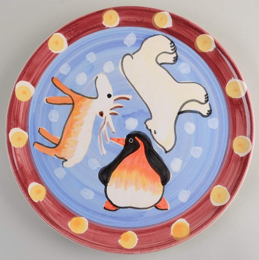 Artico 14" Chop Plate (Round Platter) by Vietri (Italy)-1