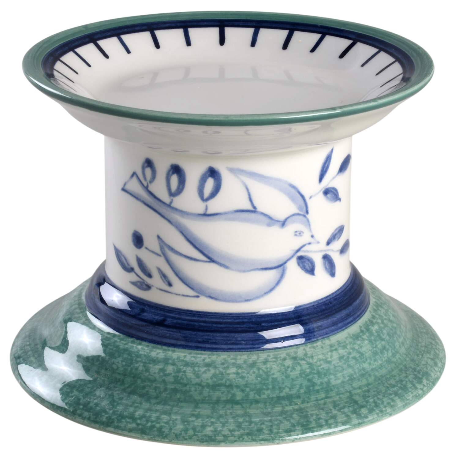 Blue Bird 3" Candlestick by Villeroy & Boch-1