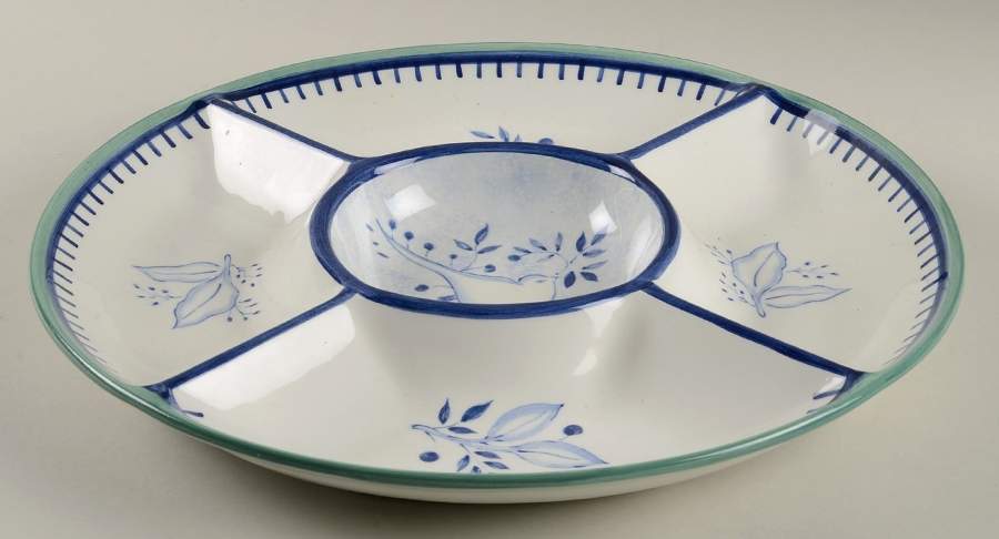 Blue Bird 1 Piece Chip & Dip by Villeroy & Boch-1