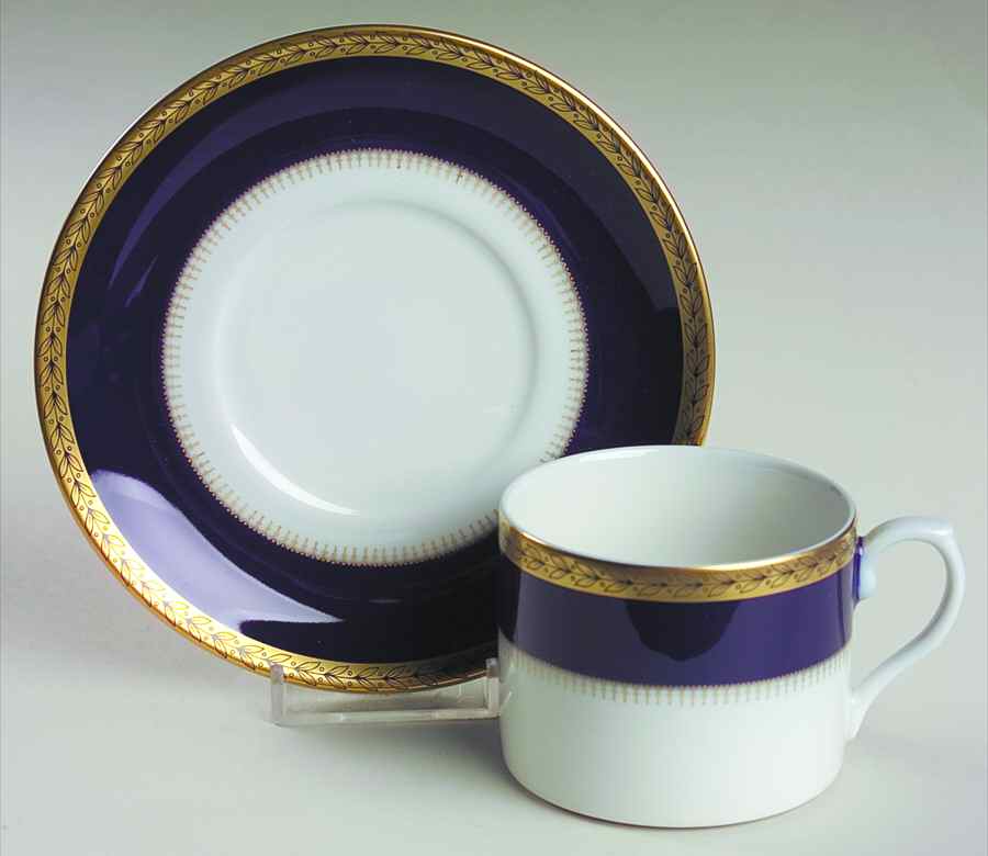 Brest Flat Cup & Saucer Set by Vista Alegre-1