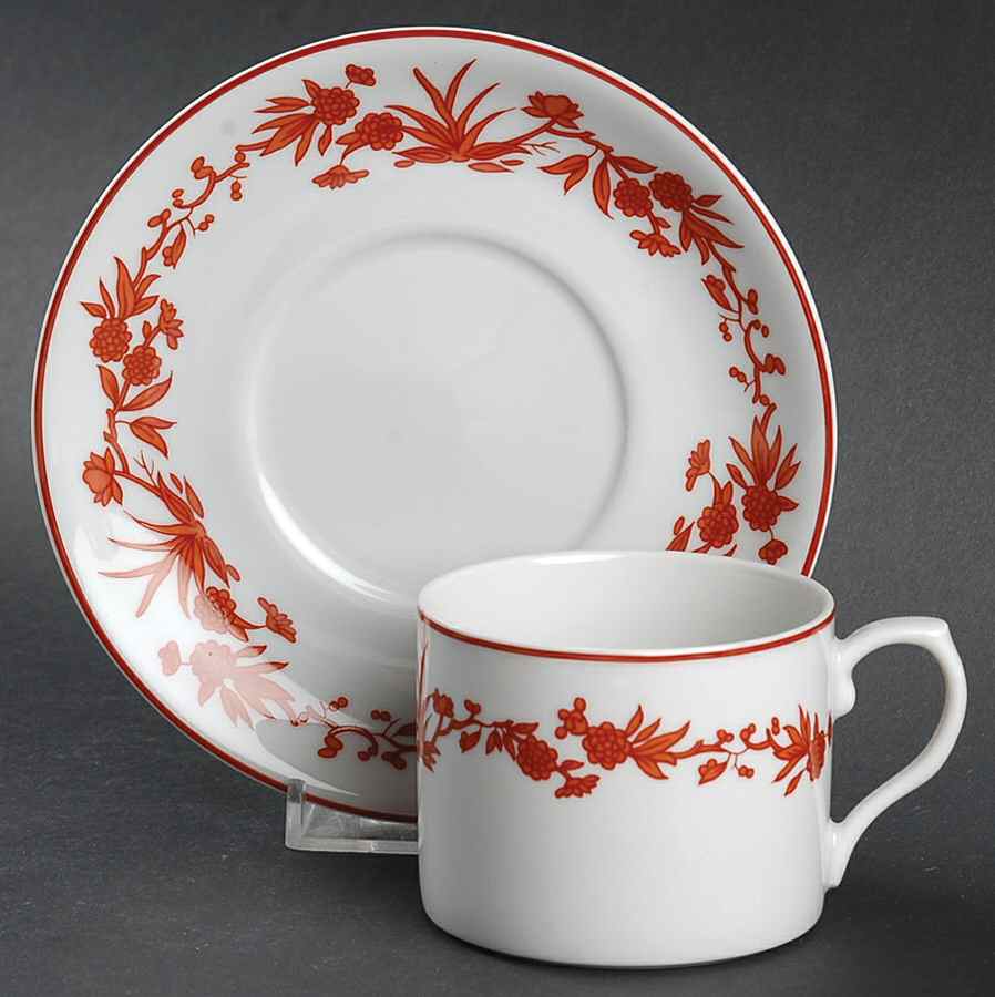 Goa Flat Cup & Saucer Set by Vista Alegre-1