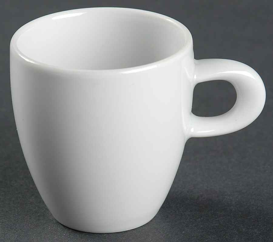 Organic White Flat Demitasse Cup by Vista Alegre-1