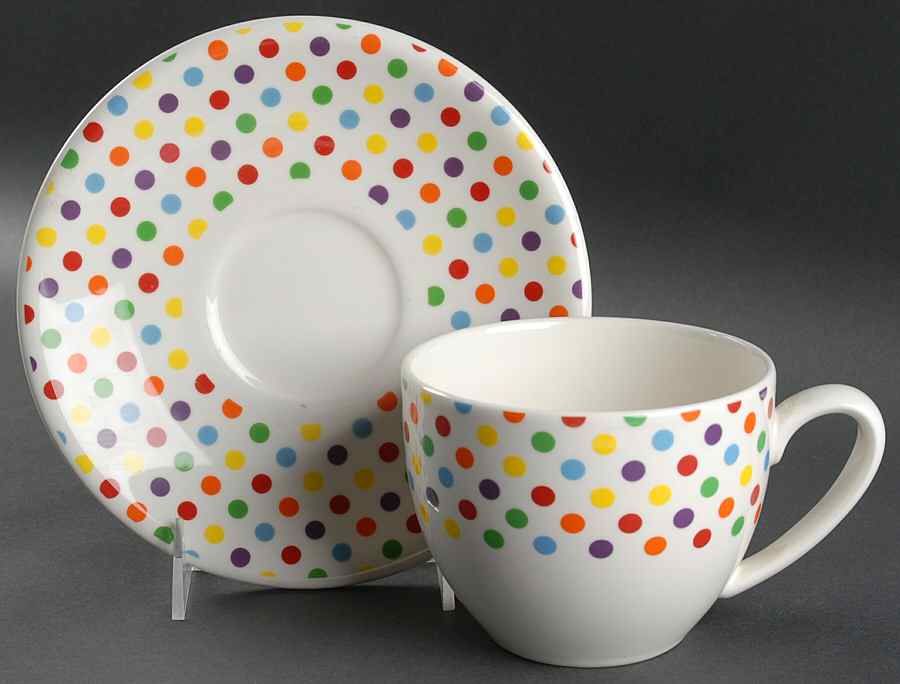 Pintas Jumbo Cup & Saucer Set by Vista Alegre-1