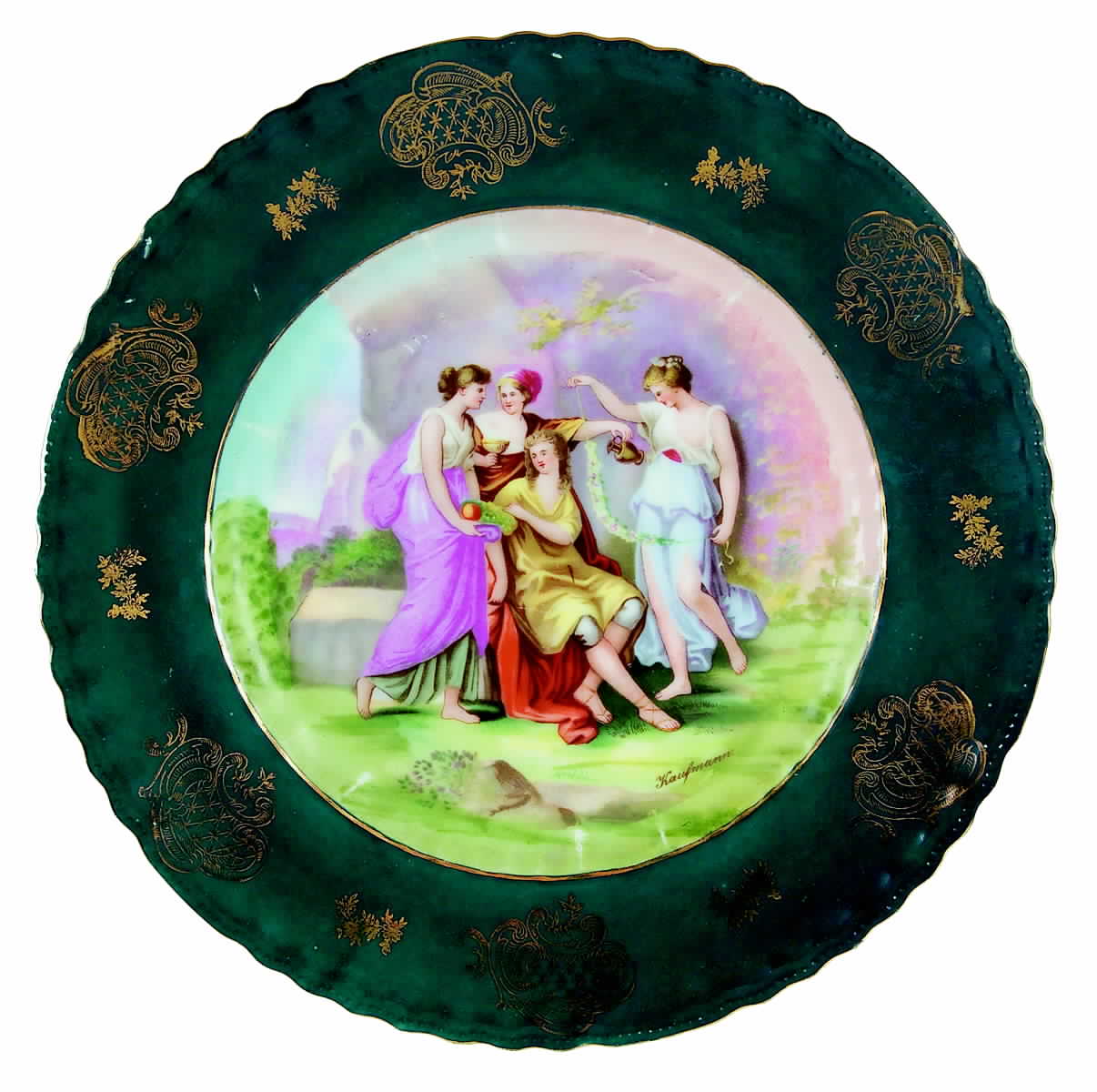 VTO86 Dinner Plate by Victoria (Austria)-1