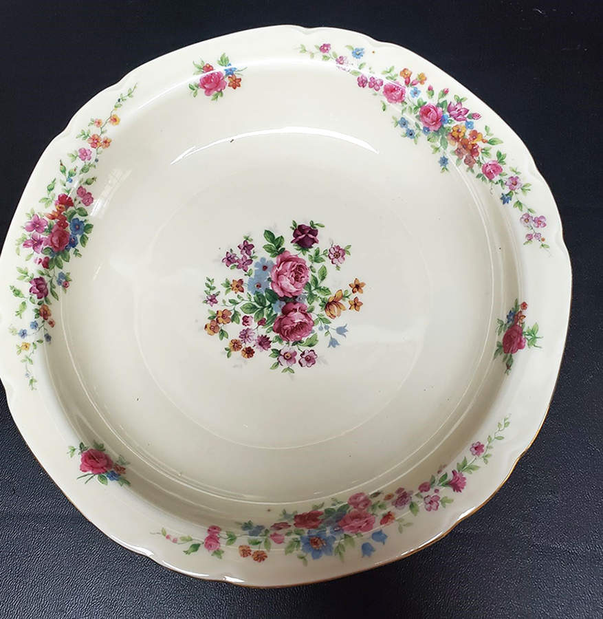 236 Rim Soup Bowl by Victoria (Czech)-1