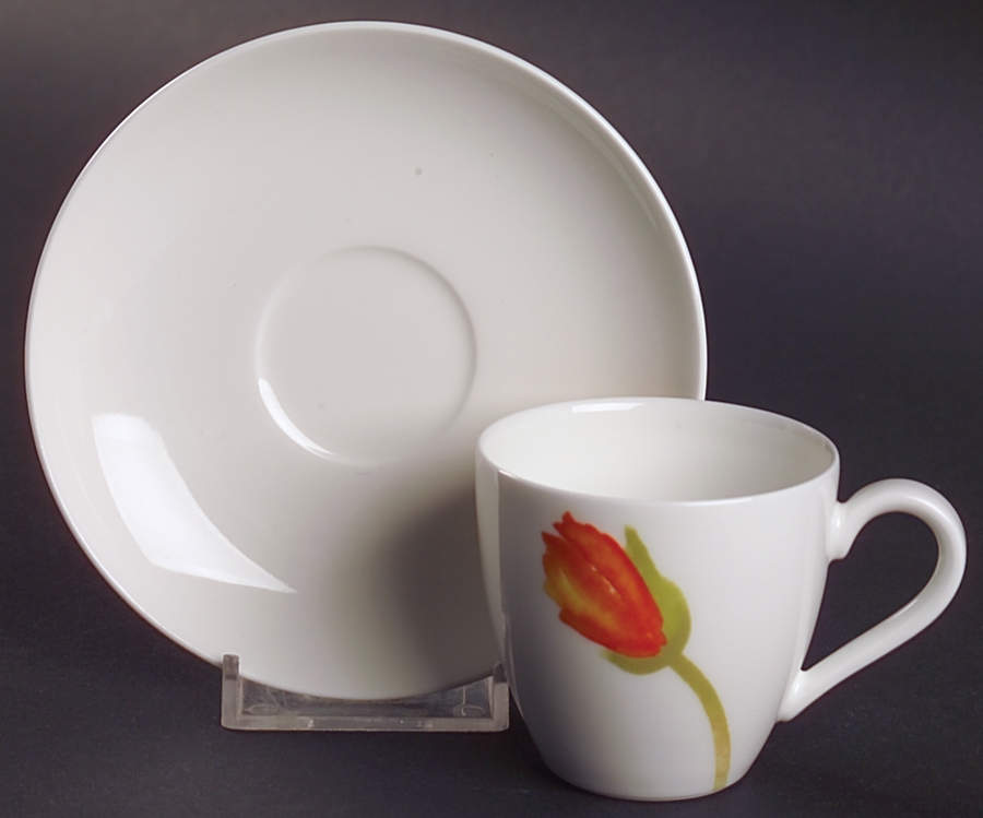 Iceland Poppies Flat Demitasse Cup & Saucer Set by Villeroy & Boch-1