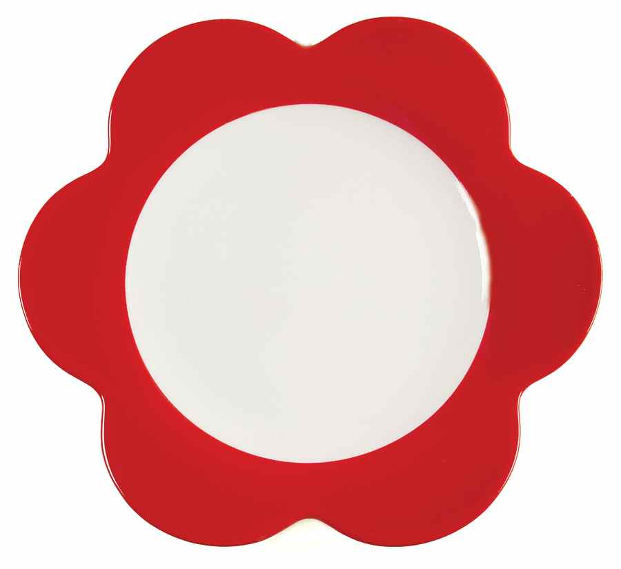 Wonderful World Red Bloom Salad Plate by Villeroy & Boch-1