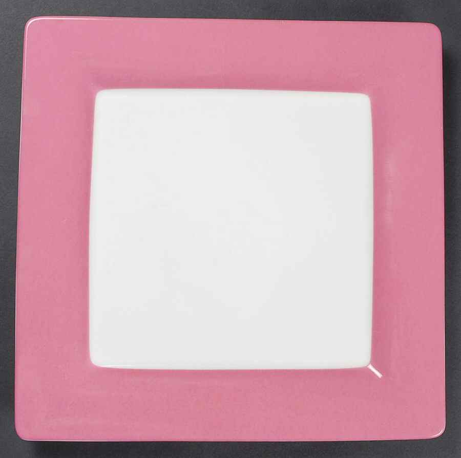 Wonderful World Pink Square Dinner Plate by Villeroy & Boch-1