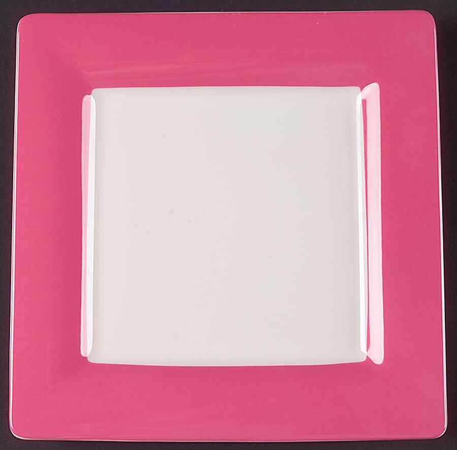 Wonderful World Pink Square Salad Plate by Villeroy & Boch-1