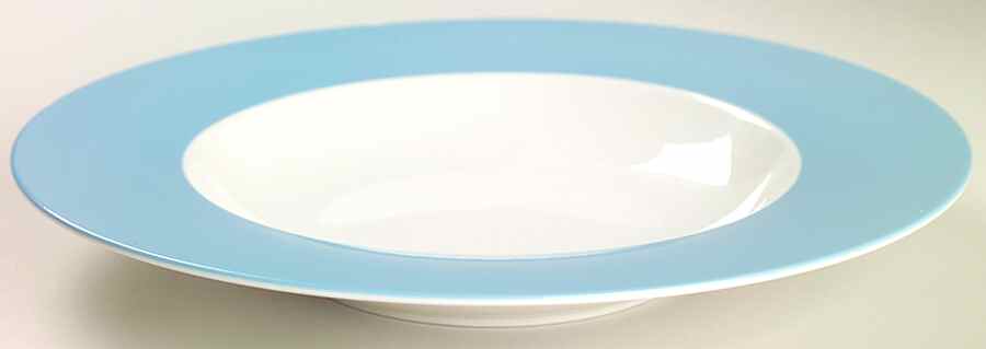 Wonderful World Blue Large Rim Soup Bowl by Villeroy & Boch-1