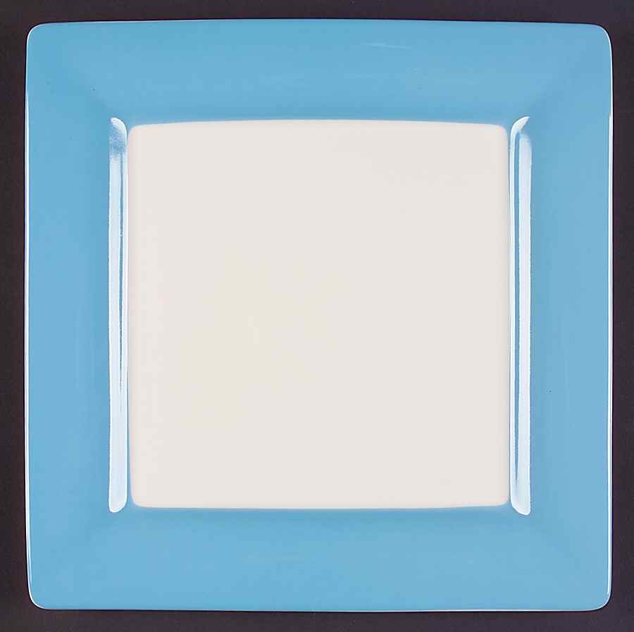 Wonderful World Blue Square Dinner Plate by Villeroy & Boch-1