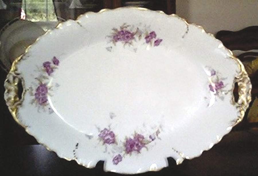 VUF2 13" Oval Serving Platter by Vultury Freres-1
