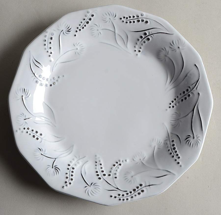 Fiori Delicati Salad Plate by Vietri (Italy)-1