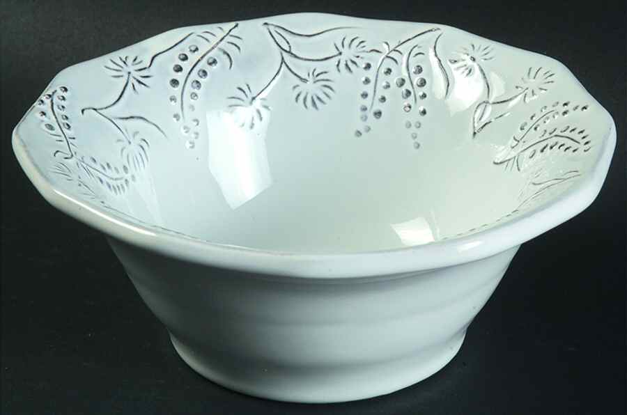Fiori Delicati Coupe Cereal Bowl by Vietri (Italy)-1
