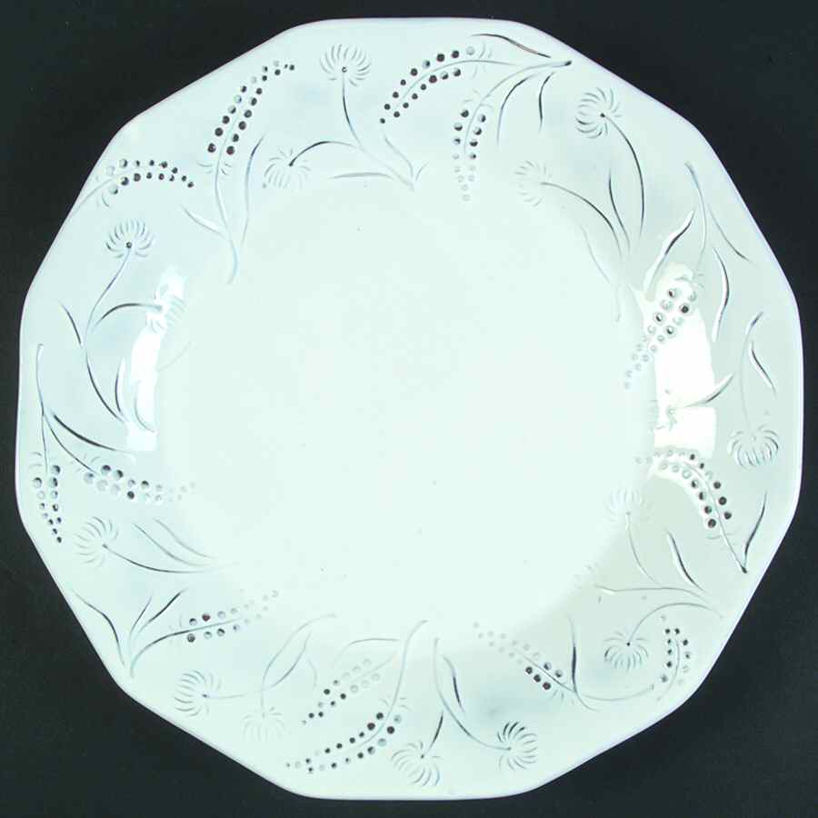 Fiori Delicati Dinner Plate by Vietri (Italy)-1