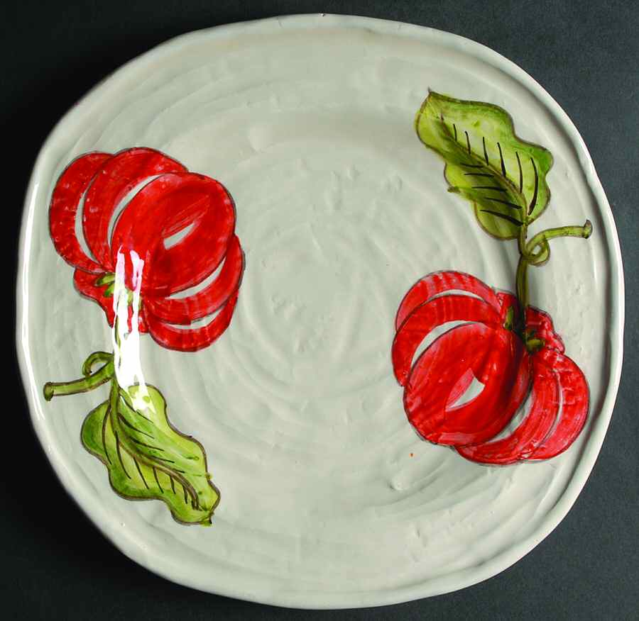 L'Ortaggi Dinner Plate by Vietri (Italy)-1
