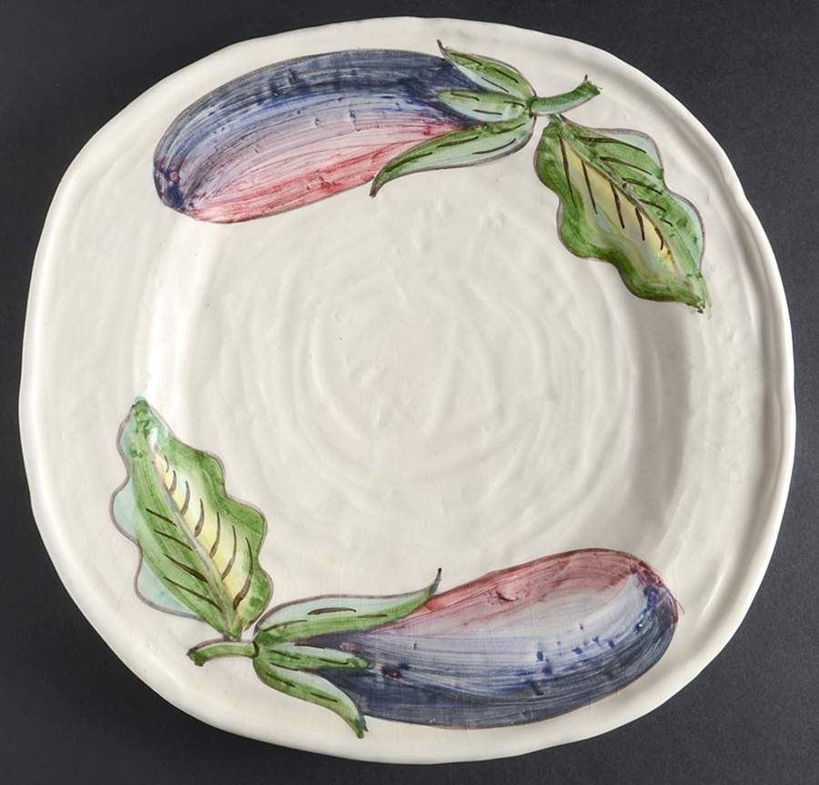 L'Ortaggi Dinner Plate by Vietri (Italy)-1
