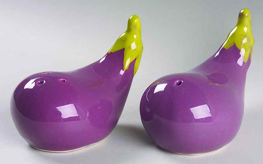 Vegetable Garden Salt & Pepper Set by Vietri (Italy)-1