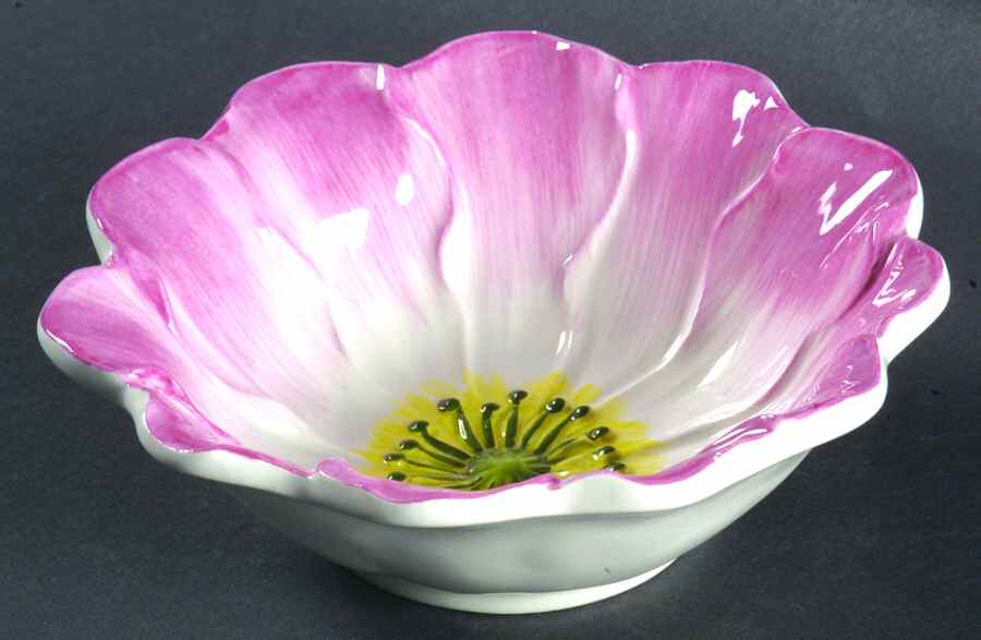 Water Garden Dessert Bowl by Vietri (Italy)-1