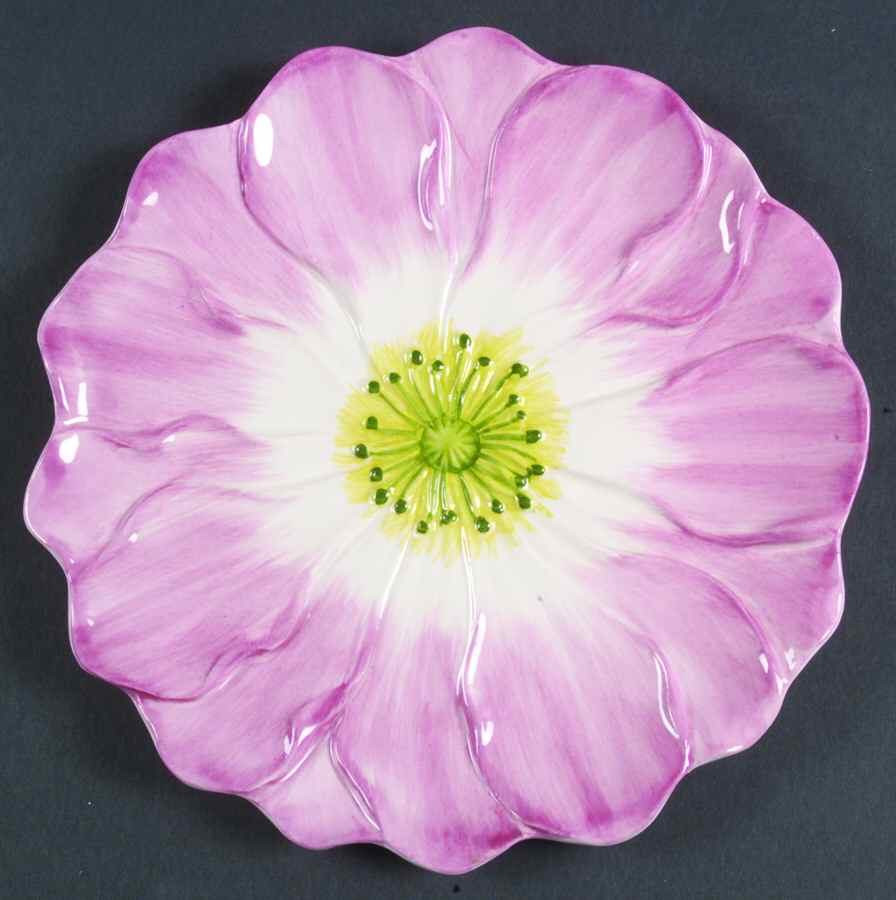 Water Garden Salad Plate by Vietri (Italy)-1