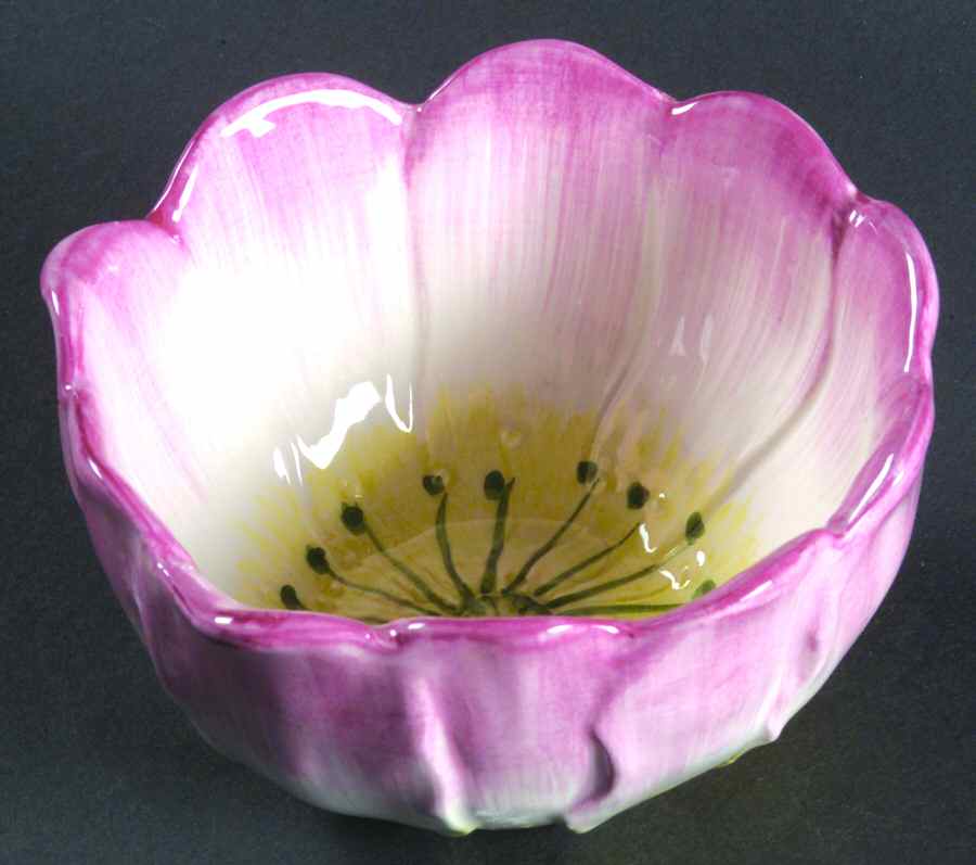 Water Garden Open Sugar Bowl by Vietri (Italy)-1