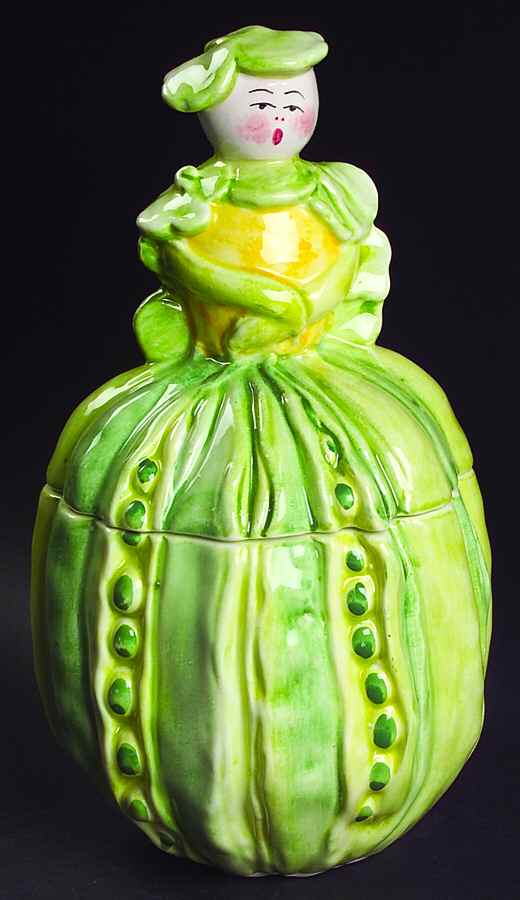 Lady Boxes Sculpted Box & Lid by Vietri (Italy)-1