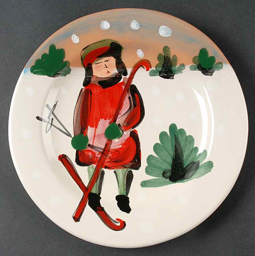 Ricordi Salad Plate by Vietri (Italy)-1