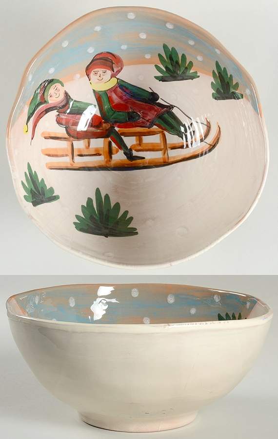 Ricordi 10" Large Salad Serving Bowl by Vietri (Italy)-1