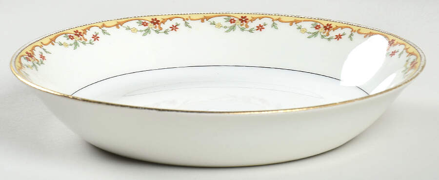 Meuse, The (Yellow, Verge) Coupe Soup Bowl by Vignaud-1