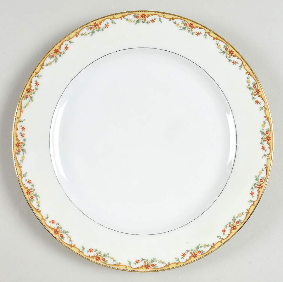 Meuse, The (Yellow, Verge) Dinner Plate by Vignaud-1