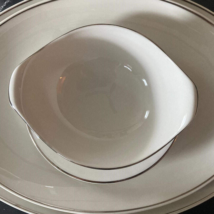 Eternal Gravy Boat with Attached Underplate by Vogue-1