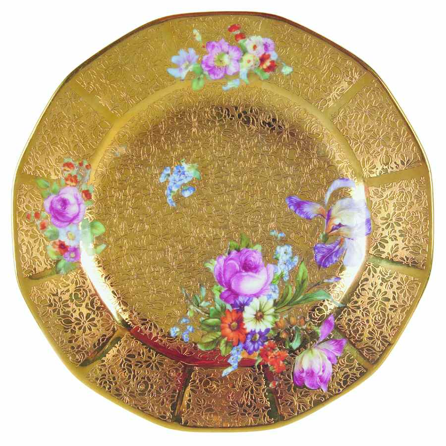 VIT262 Salad Plate by Victoria (Czech)-1