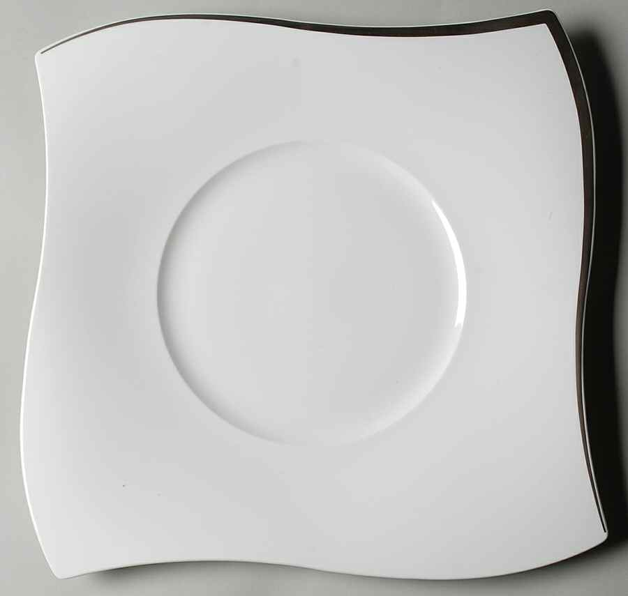 New Wave Premium Platinum Service Plate (Charger) by Villeroy & Boch-1
