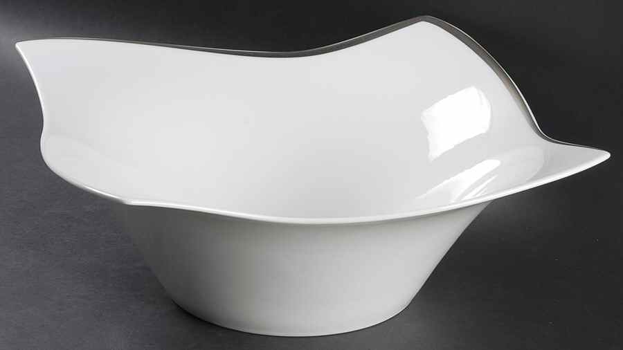 New Wave Premium Platinum 11" Large Salad Serving Bowl by Villeroy & Boch-1