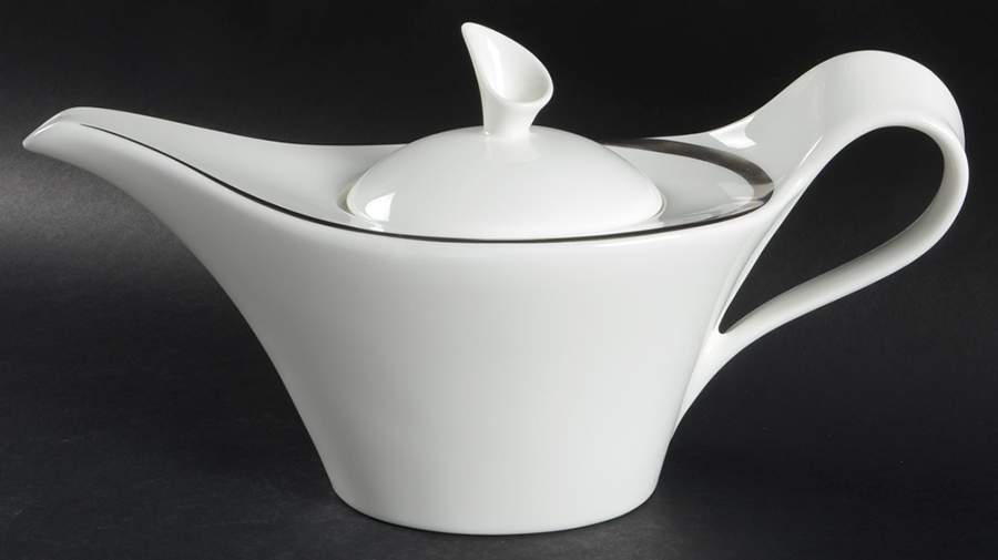 New Wave Premium Platinum Teapot & Lid by Villeroy & Boch-1