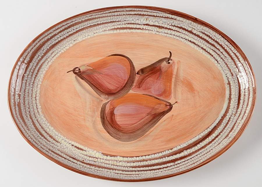 Orchard 17" Oval Serving Platter by Vietri (Italy)-1