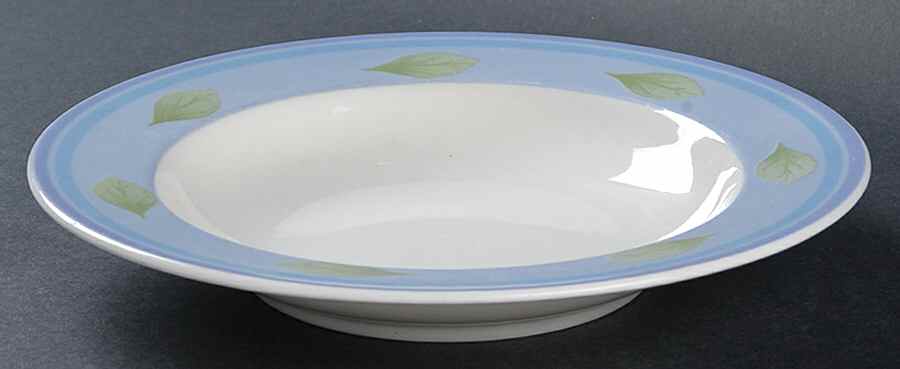 Twist Candy Blue Rim Soup Bowl by Villeroy & Boch-1