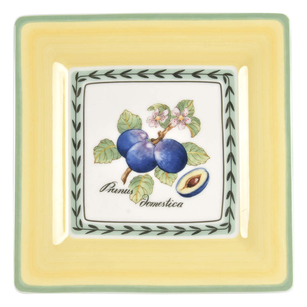 French Garden Fleurence Square Salad Plate by Villeroy & Boch-1
