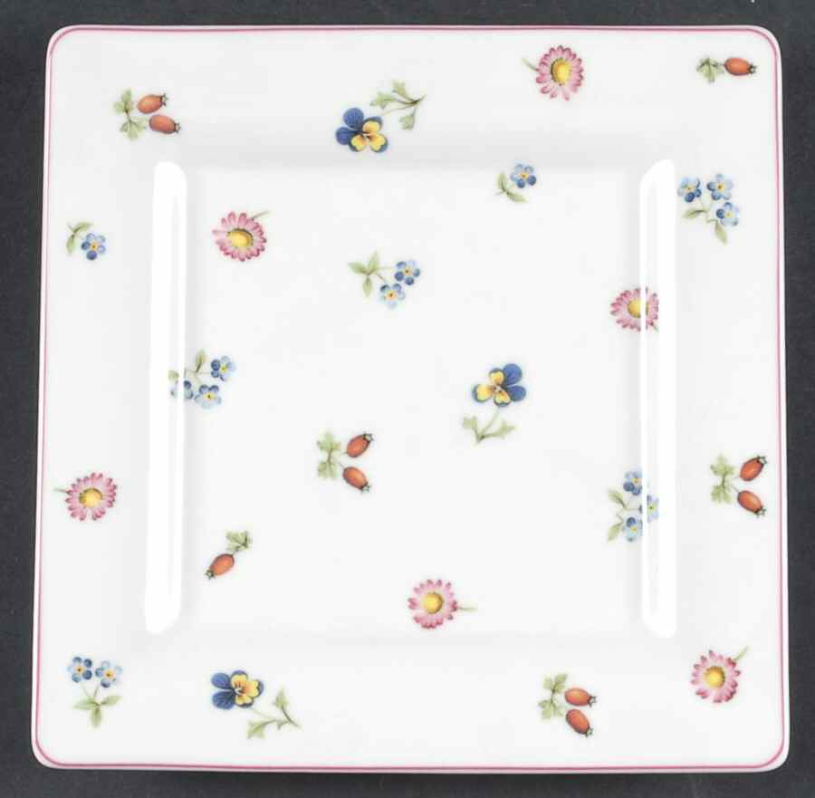 Petite Fleur Square Salad Plate by Villeroy & Boch-1