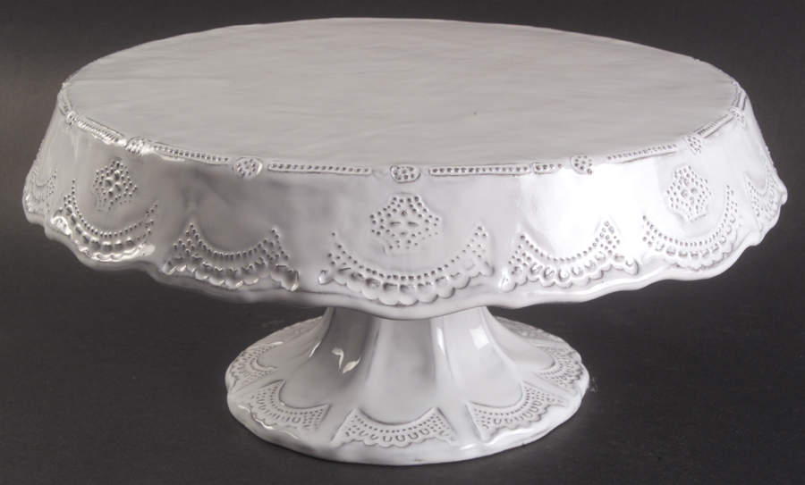 Incanto 11" Diameter Pedestal Cake Stand by Vietri (Italy)-1