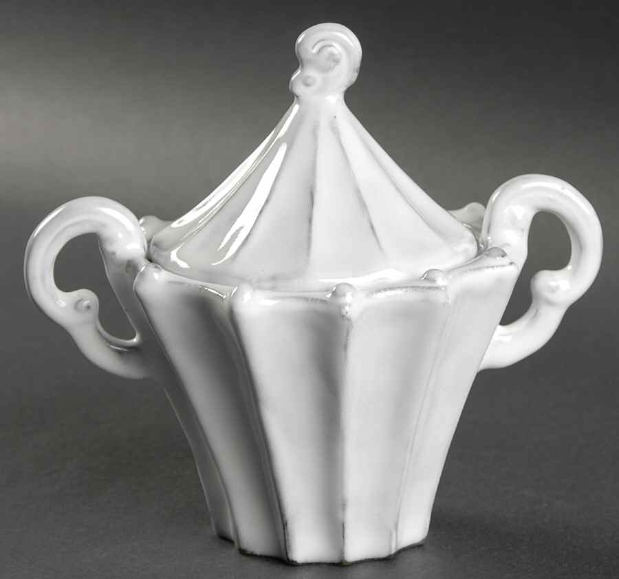 Incanto Sugar Bowl & Lid by Vietri (Italy)-1