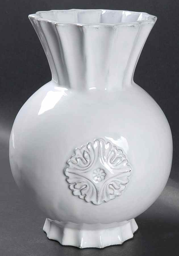 Incanto 9" Footed Vase by Vietri (Italy)-1