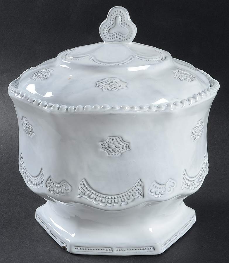 Incanto Biscotti Jar & Lid by Vietri (Italy)-1