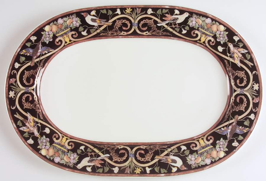 Intarsia 13" Oval Serving Platter by Villeroy & Boch-1