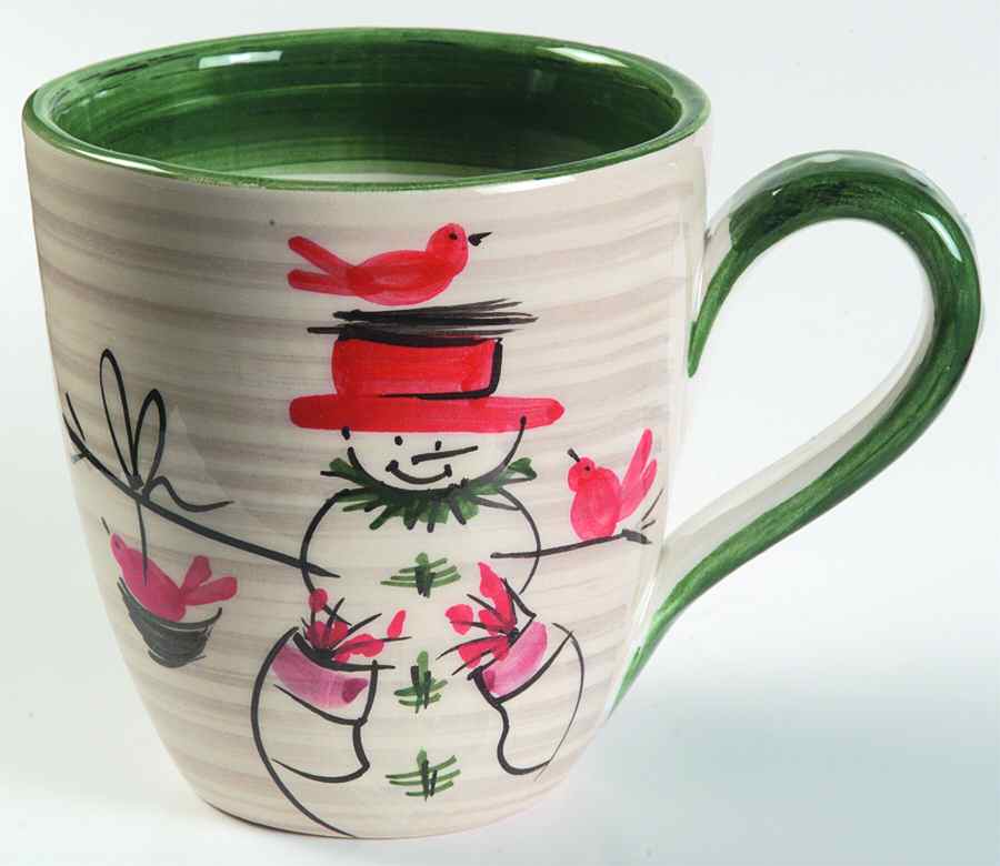 Snow Day Mug by Vietri (Italy)-1