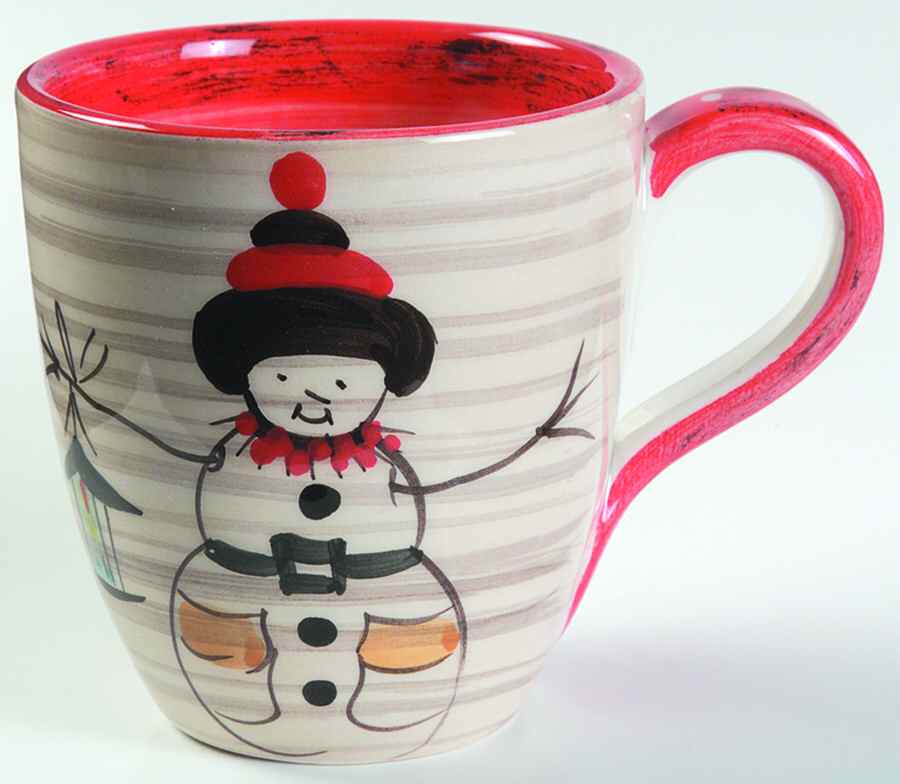 Snow Day Mug by Vietri (Italy)-1
