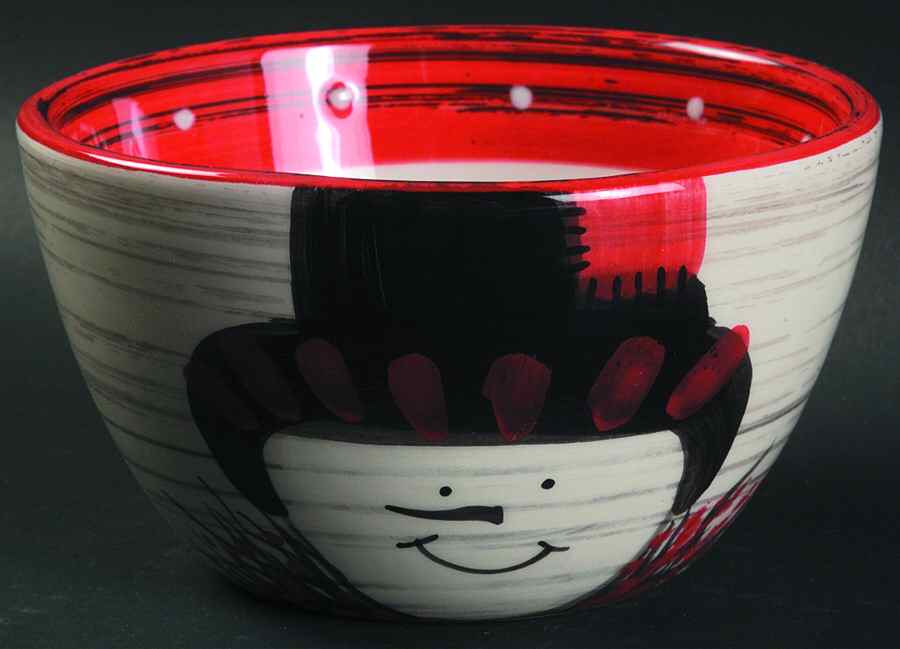 Snow Day Coupe Cereal Bowl by Vietri (Italy)-1