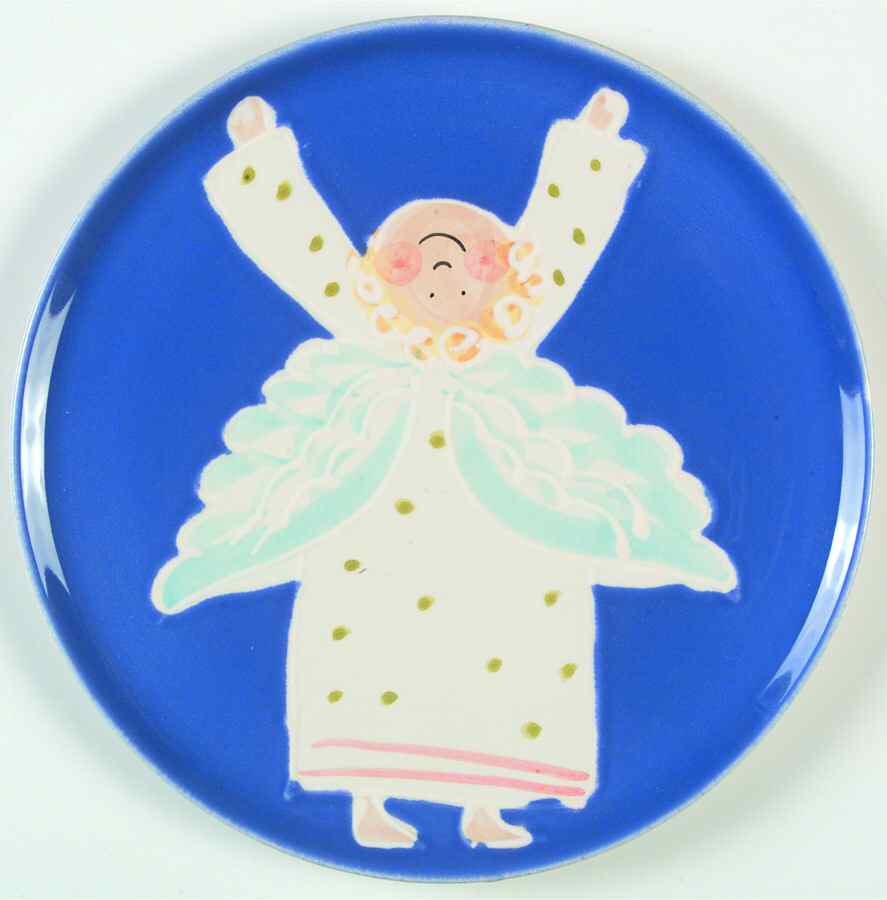 Angels Salad Plate by Vietri (Italy)-1