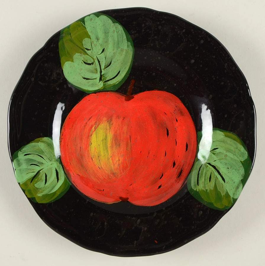 Vintage Fruit Salad Plate by Vietri (Italy)-1